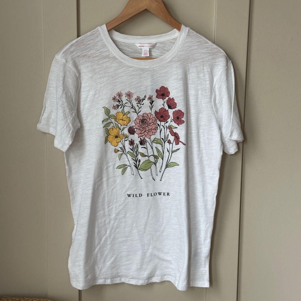 Joe Fresh Small Wild Flower Tee Shirt